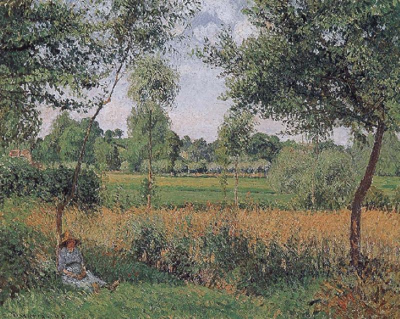 Camille Pissarro early oil painting image